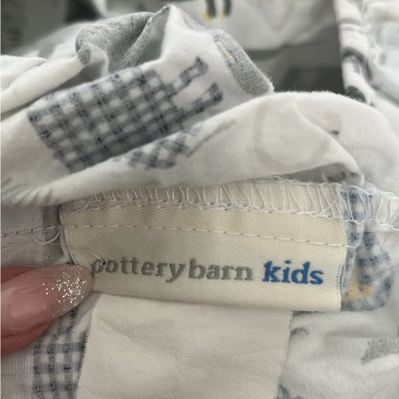 Pottery Barn Kids Baby Crib Set - Crib Skirt and 3 Fitted Crib Sheets - Picture 6 of 10